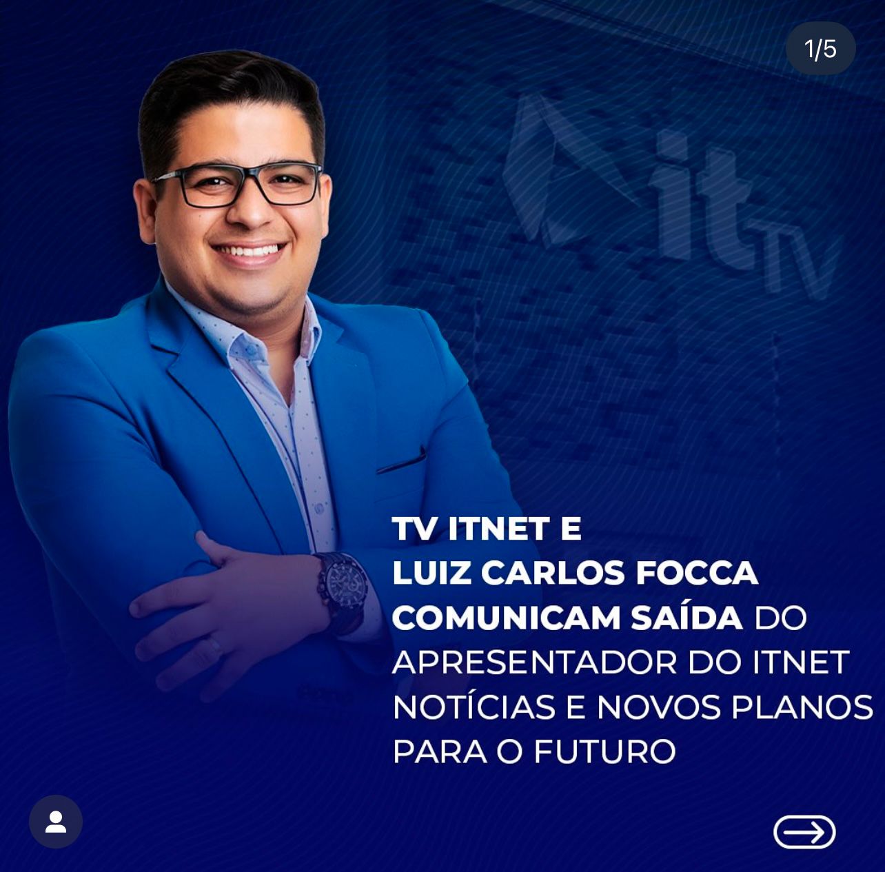Itnet TV ITNET E LUIZ CARLOS FOCCA COMUNICAM SAÍDA DO APRESENTADOR DO ITNET ...